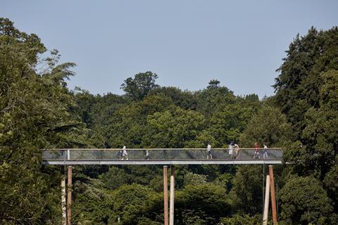 Stihl treetop walkway at Westonbirt by Glenn Howells Architects